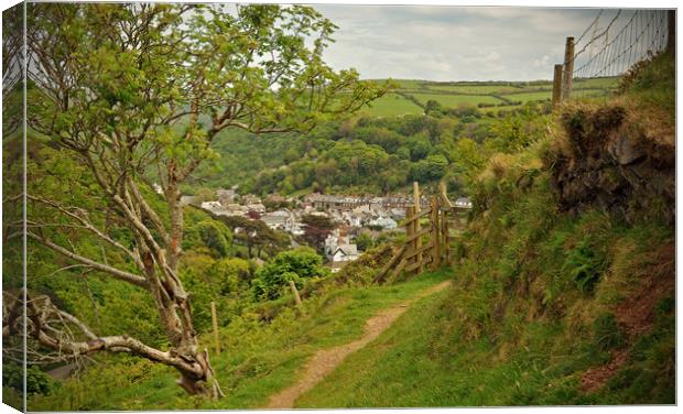 Lynton Canvas Print by graham young