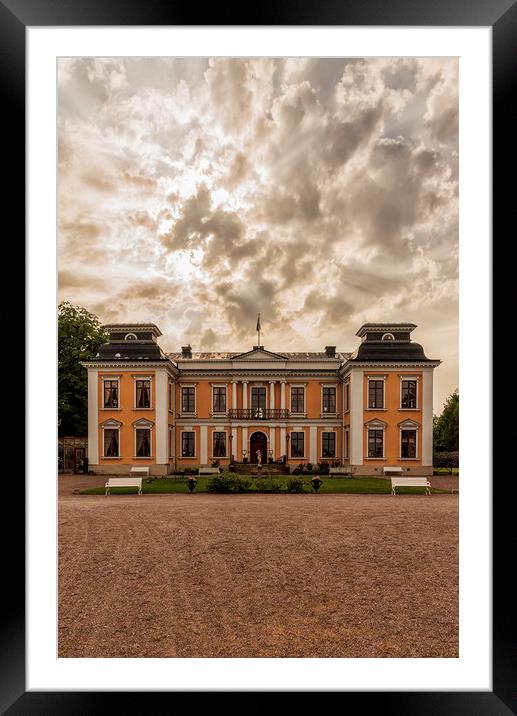 Skottorps castle in Sweden Framed Mounted Print by Antony McAulay