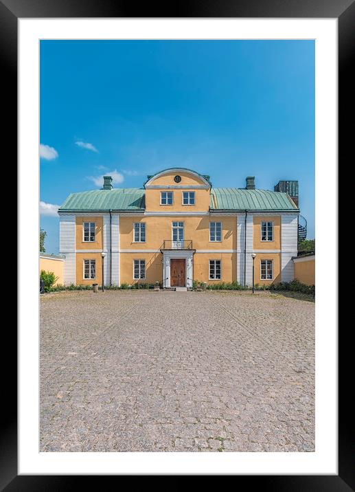 Wapno castle in Sweden Framed Mounted Print by Antony McAulay