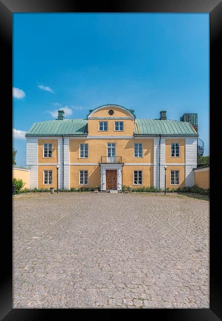 Wapno castle in Sweden Framed Print by Antony McAulay