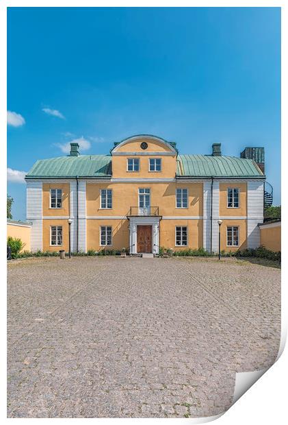 Wapno castle in Sweden Print by Antony McAulay