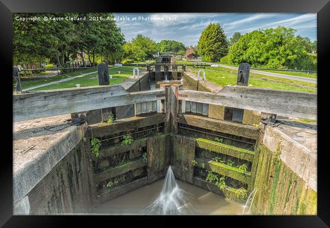 The Lock Framed Print by Kevin Clelland