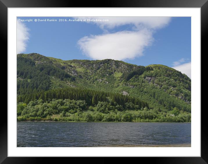 Loch Lubnaig , near Callander , Stirlingshire , Sc Framed Mounted Print by Photogold Prints
