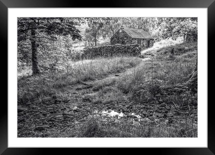 Small Cottage Framed Mounted Print by Kevin Clelland