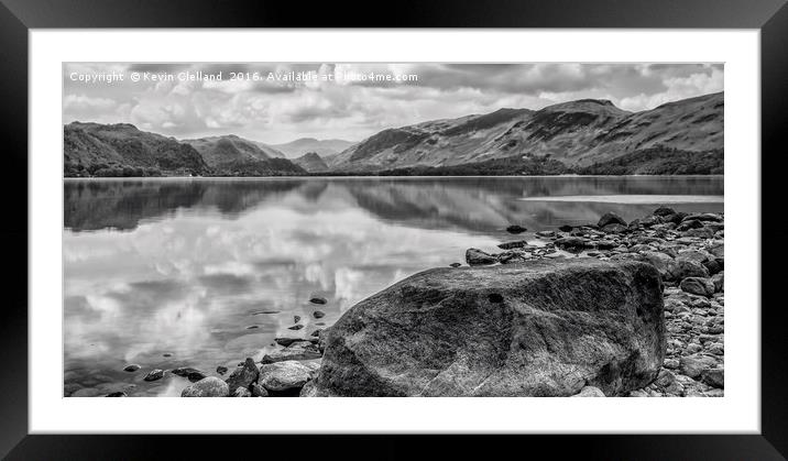 Derwent Water Framed Mounted Print by Kevin Clelland