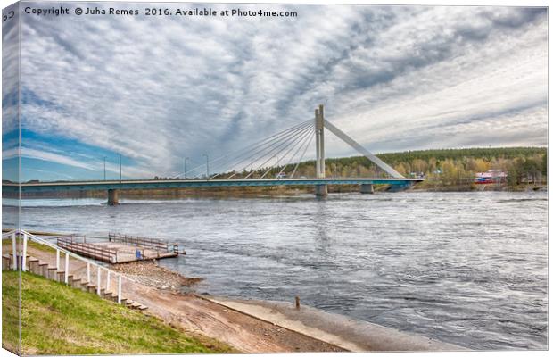 Rovaniemi Bridge Canvas Print by Juha Remes