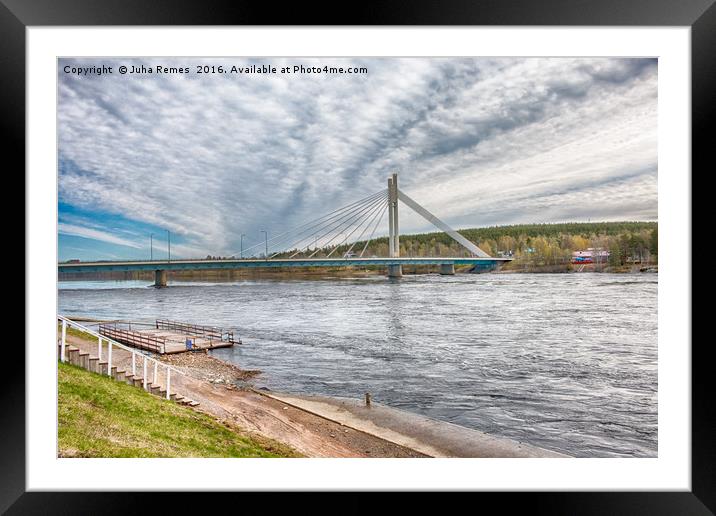 Rovaniemi Bridge Framed Mounted Print by Juha Remes