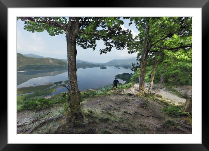 Surprise View Derwent Water Framed Mounted Print by Kevin Clelland