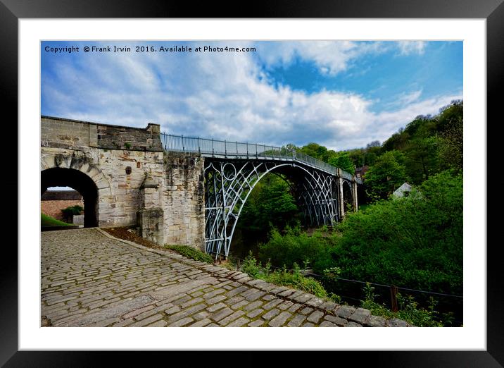 The iconic "Iron Bridge" Framed Mounted Print by Frank Irwin