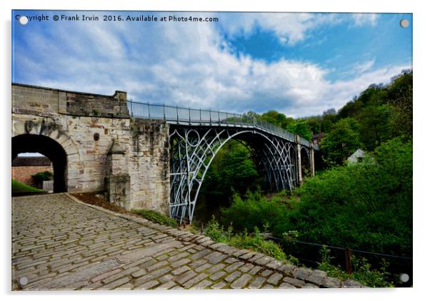 The iconic "Iron Bridge" Acrylic by Frank Irwin