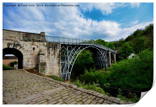 The iconic "Iron Bridge" Print by Frank Irwin