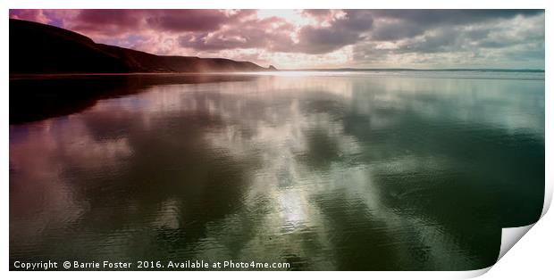 Newgale Moods #3 Print by Barrie Foster