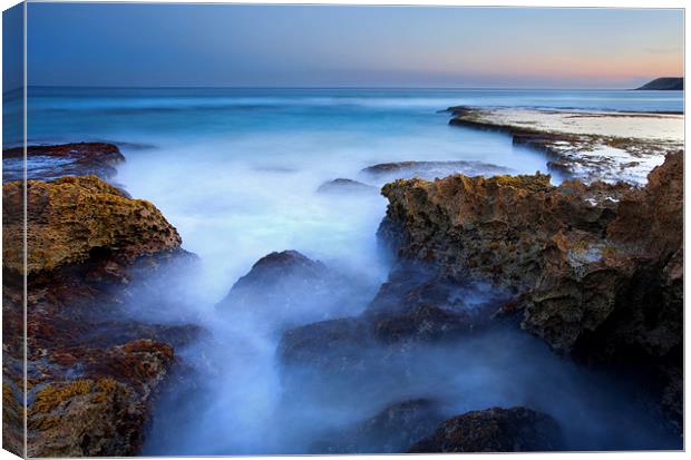 Boiling Tide Pools Canvas Print by Mike Dawson
