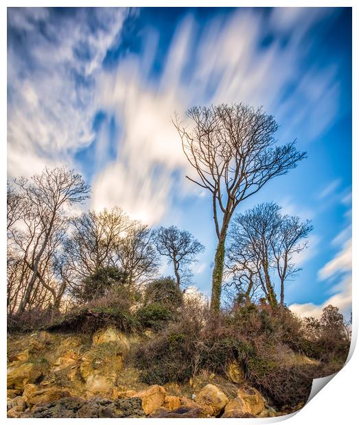 Priory Bay Isle Of Wight Print by Wight Landscapes
