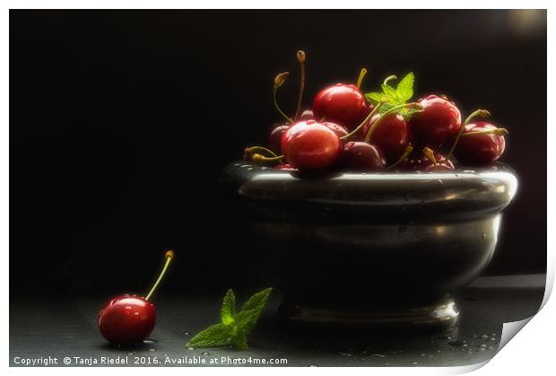 Would you like a cherry  Print by Tanja Riedel