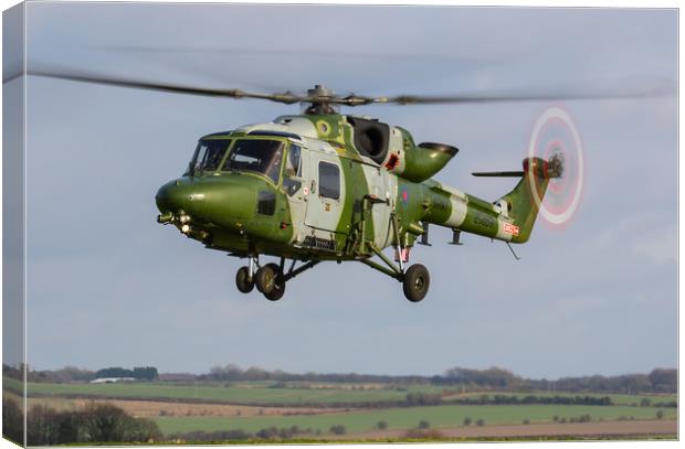 Lynx Mk9 training flight Canvas Print by Oxon Images