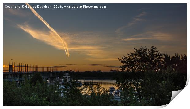 Montreal Morning Print by George Davidson