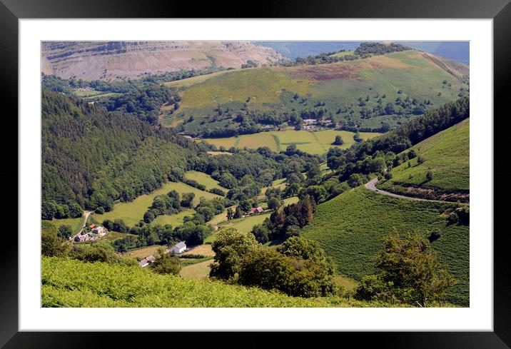 The Horseshoe Pass Framed Mounted Print by Harvey Hudson