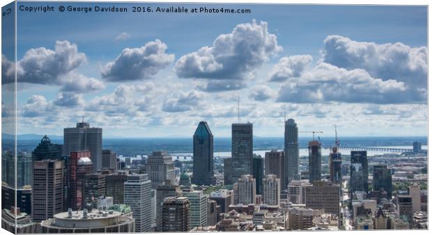 Montreal 1 Canvas Print by George Davidson