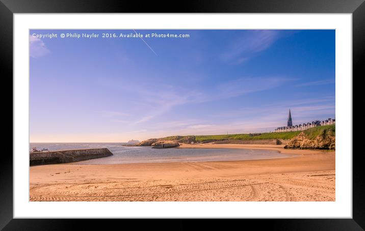 Cullercoats Beach in all it's Beauty.......... Framed Mounted Print by Naylor's Photography
