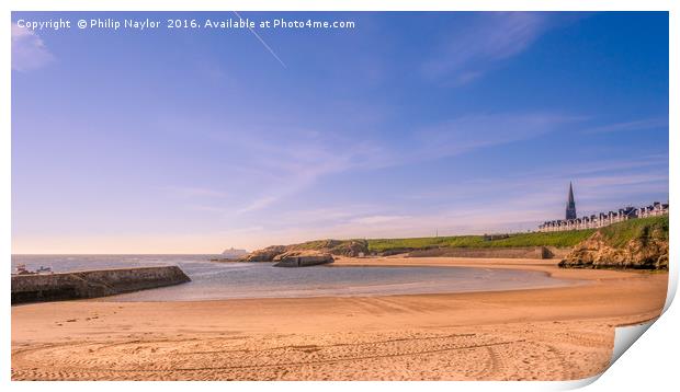 Cullercoats Beach in all it's Beauty.......... Print by Naylor's Photography