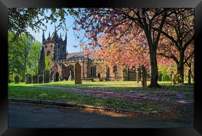 St Mary Magdalene Church, Whiston                  Framed Print by Darren Galpin