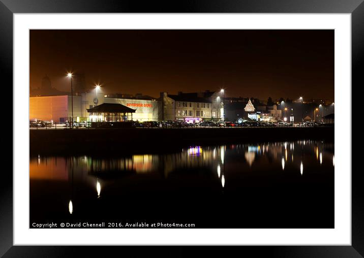 New Brighton Marine Lake   Framed Mounted Print by David Chennell