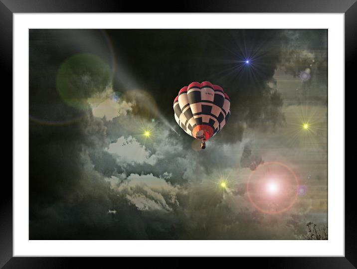 Up Up and Away. Framed Mounted Print by Heather Goodwin