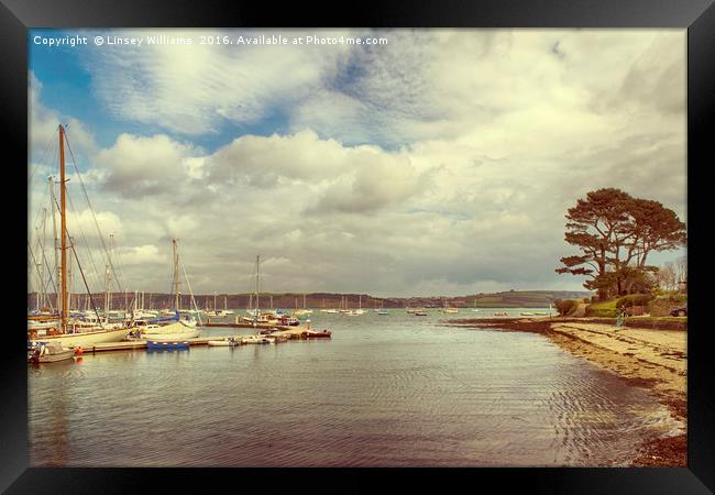 Mylor, Cornwall Framed Print by Linsey Williams