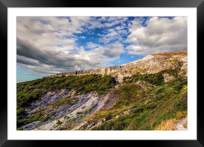 Gore Cliff Framed Mounted Print by Wight Landscapes