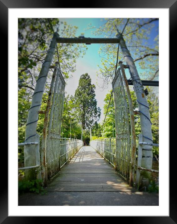 Ness Island Footbridge Framed Mounted Print by Macrae Images