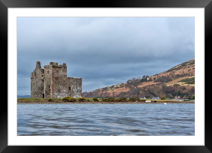 Lochranza Castle Framed Mounted Print by Valerie Paterson