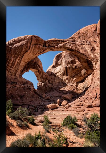 Double Arch, Vertical Framed Print by Belinda Greb