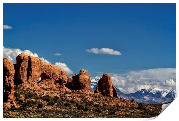 Between Two Worlds - Arches National Park Print by Belinda Greb