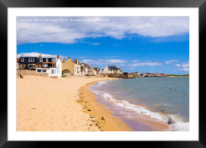 Elie and Earlsferry Scottish Beach Scotland Framed Mounted Print by Pearl Bucknall