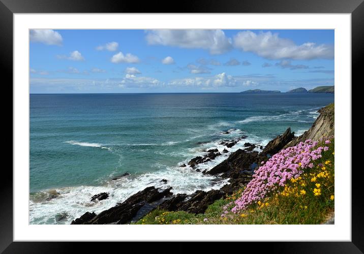 Coumeenole Framed Mounted Print by barbara walsh