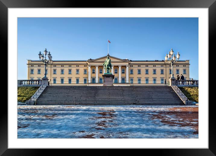 Norwegian Palace Framed Mounted Print by Valerie Paterson