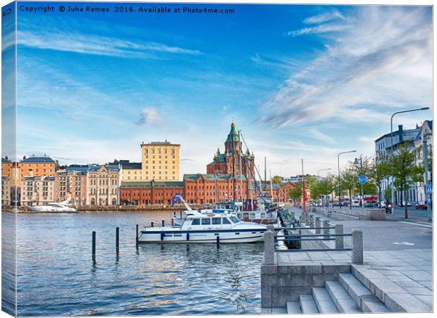 Helsinki Harbour Canvas Print by Juha Remes