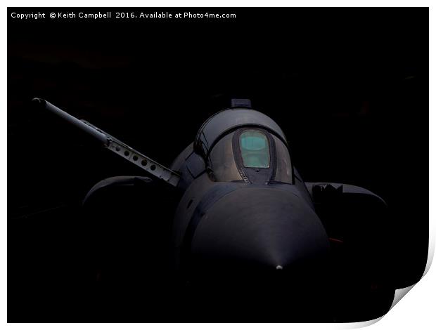 RAF F-4 Phantom Print by Keith Campbell