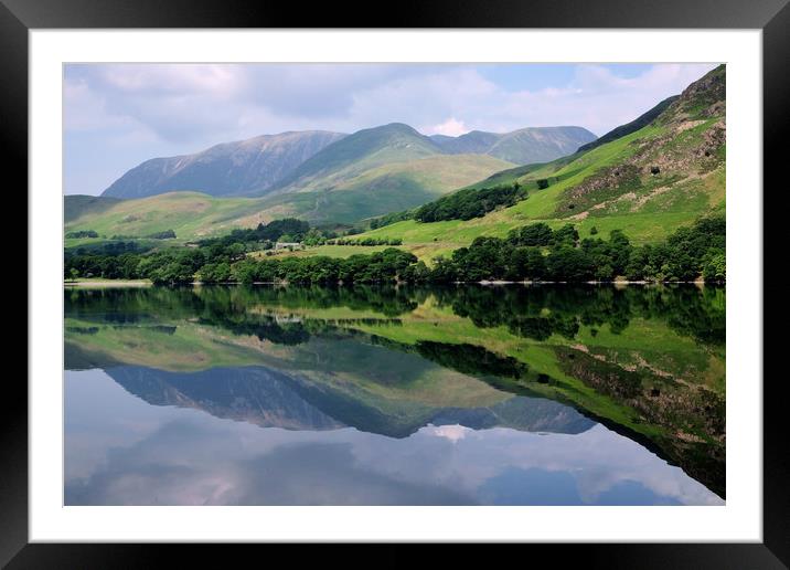 Lake Buttermere Framed Mounted Print by Tony Bates