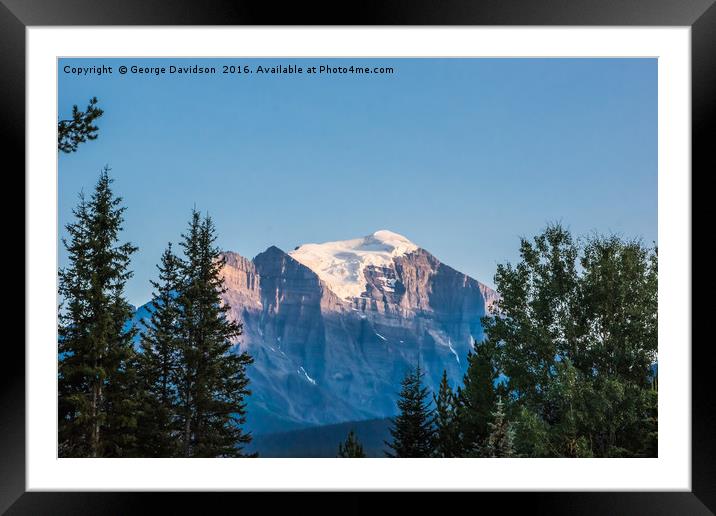 Alberta 04 Framed Mounted Print by George Davidson