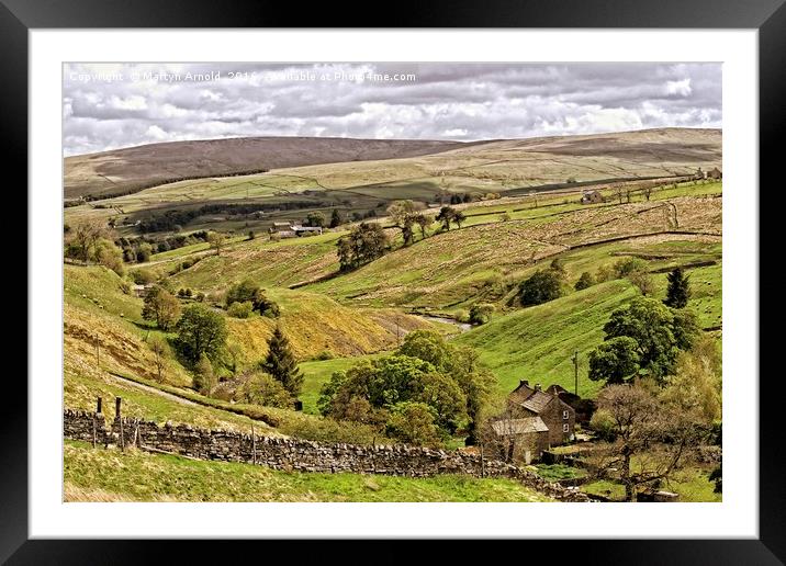 Weardale Countryside North Pennines Framed Mounted Print by Martyn Arnold