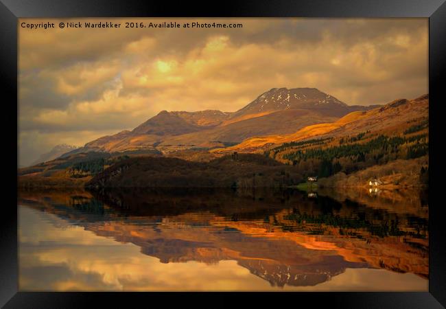 Loch Lomond Framed Print by Nick Wardekker