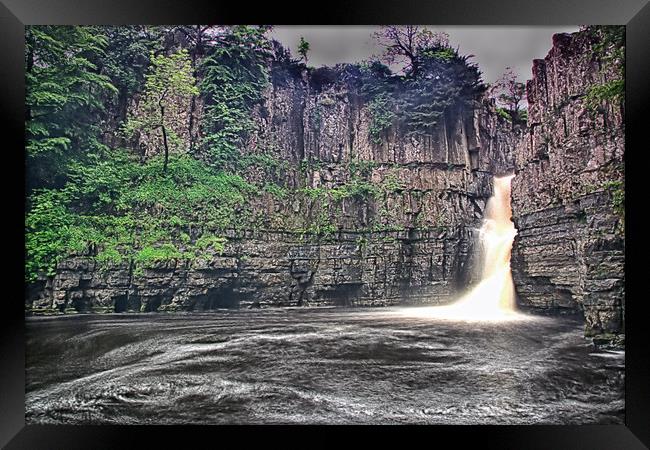 High Force HDR Framed Print by kevin wise