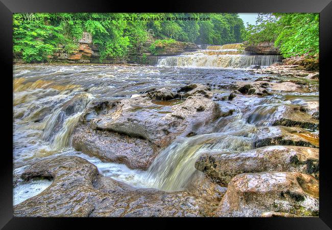 Lower Falls Aysgarth 1 - Yorkshire Dales Framed Print by Colin Williams Photography