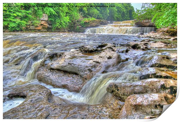 Lower Falls Aysgarth 1 - Yorkshire Dales Print by Colin Williams Photography