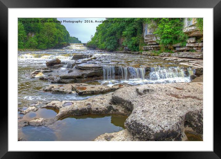 Lower Falls Aysgarth 2 - Yorkshire Dales Framed Mounted Print by Colin Williams Photography