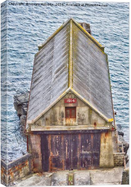 The Old Lizard Point Lifeboat Station, Cornwall Canvas Print by Linsey Williams
