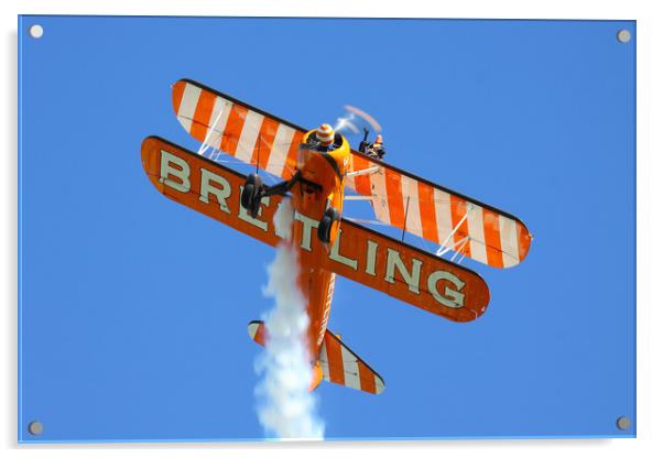 Breitling wing walker Acrylic by Oxon Images