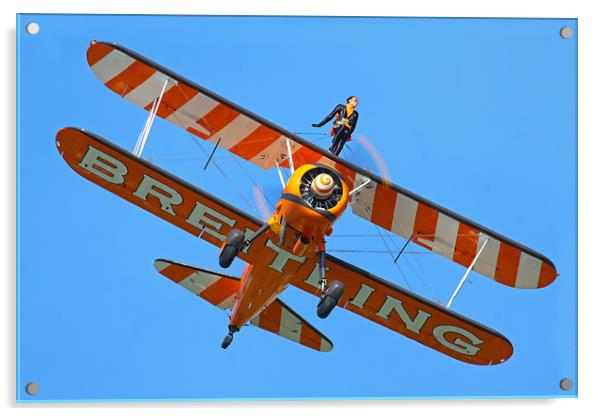 Breitling wing walker 5 Acrylic by Oxon Images